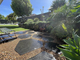 Basalt Flamed Top Random Shape Stepping Stone