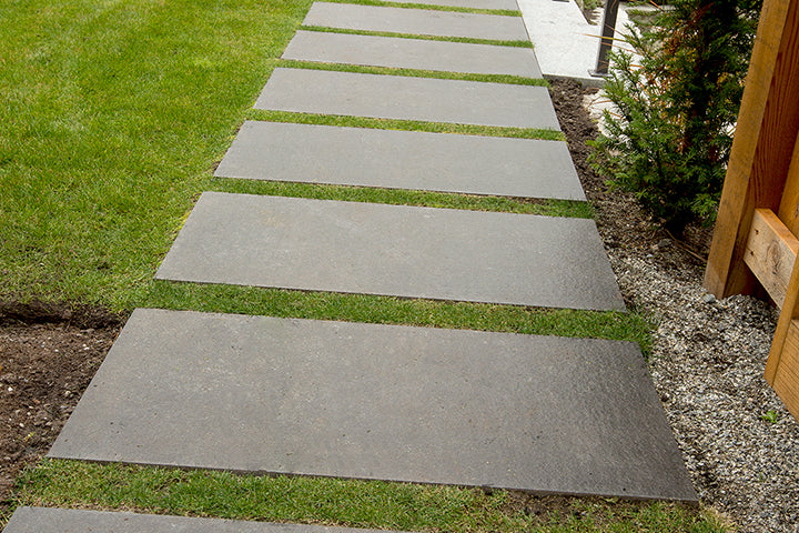 Basalt Paver - Flamed Surface Stone Basalt Natural Paver