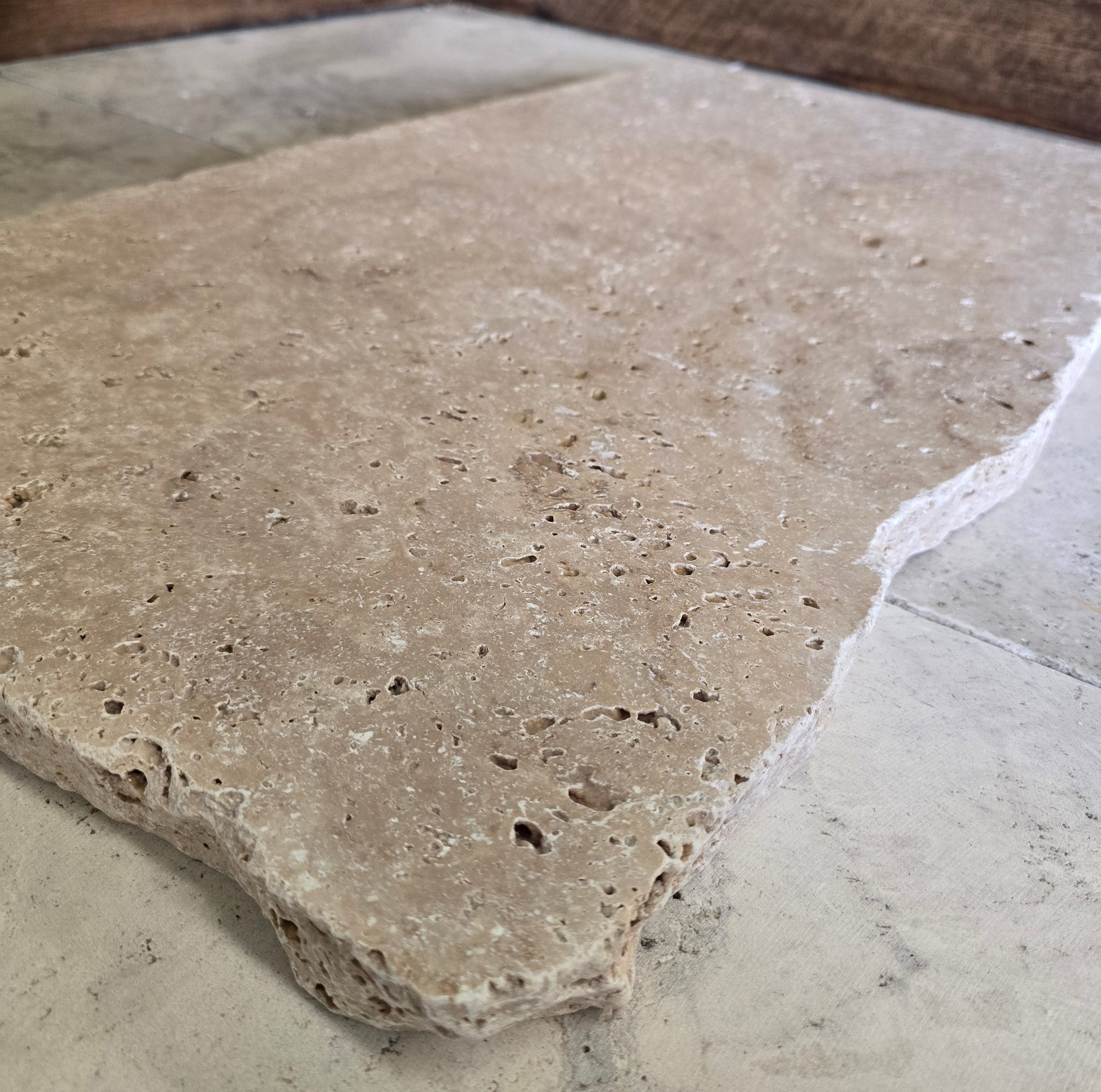 Classic Travertine Stepping Stones