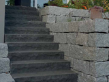 Natural Stone Stone Step Stairs - Basalt Step Stair