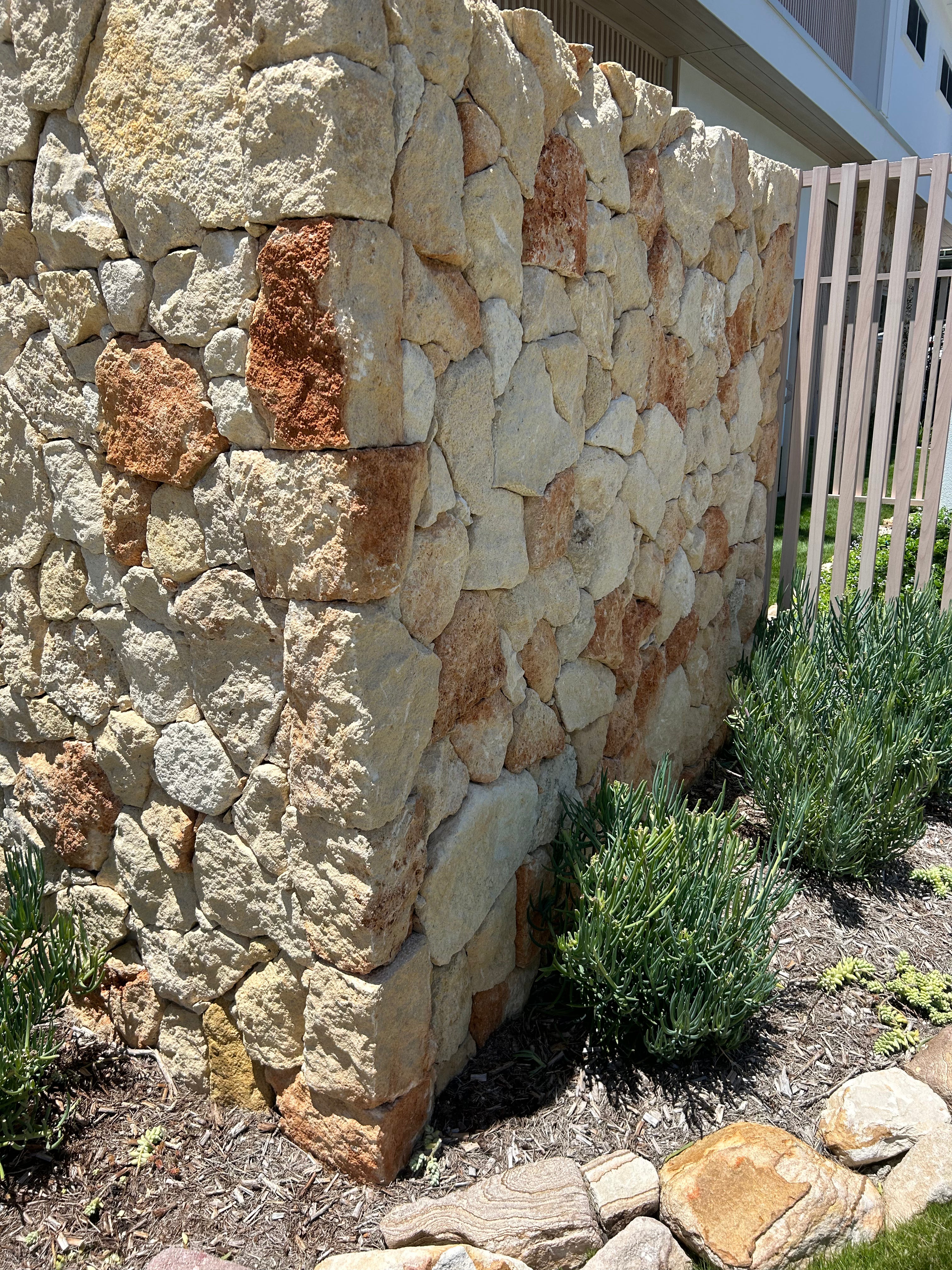 European Stone Wall Cladding Free Form Loose Stone - Fossil