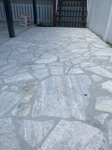 Silver Travertine Crazy Paver Loose Stone Travertine