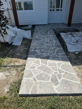 Silver Travertine Crazy Paver Loose Stone Travertine
