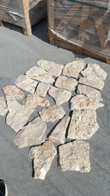 European Stone Wall Cladding Free Form Loose Stone - Travertine Classic