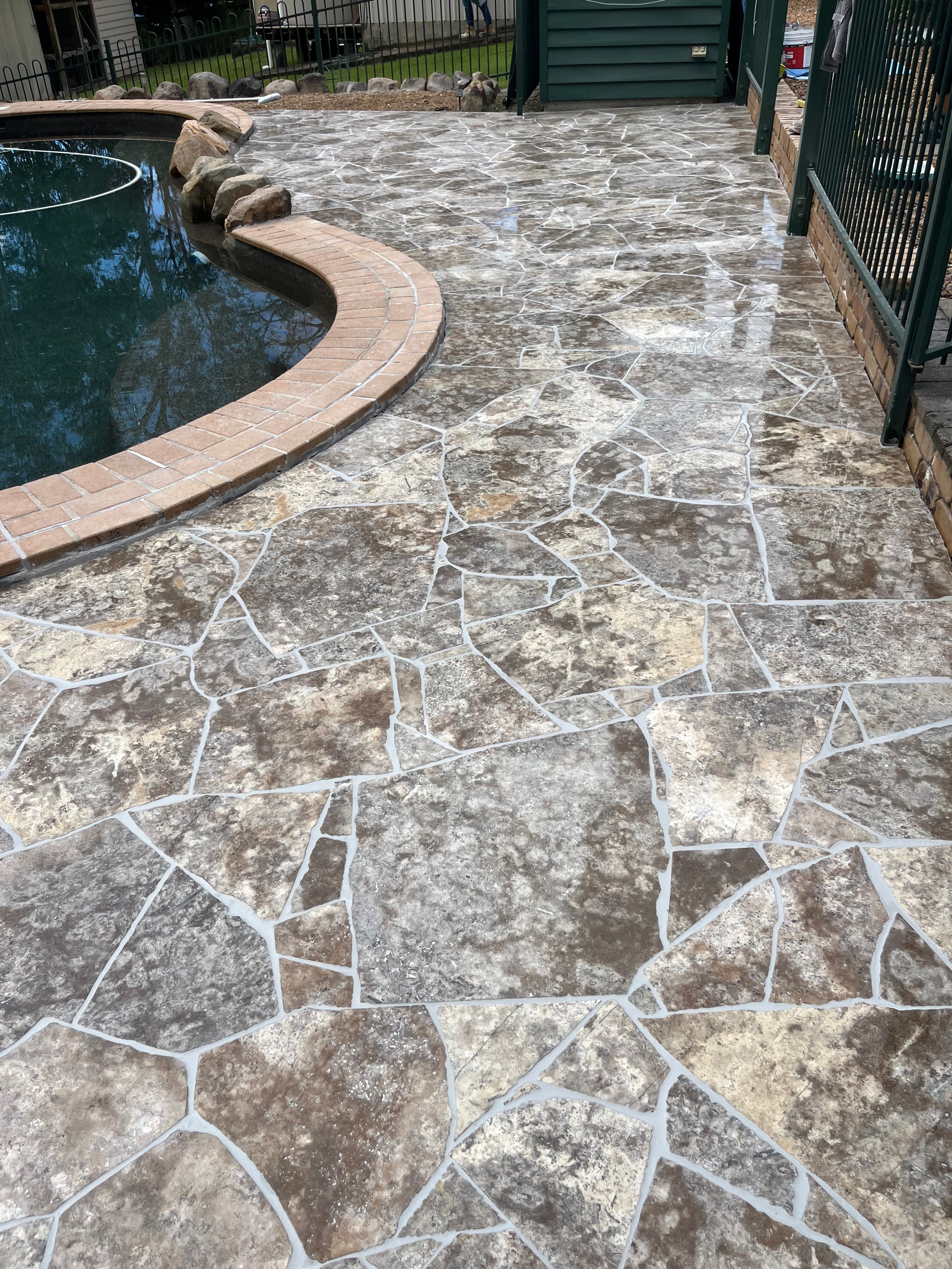 Silver Travertine Crazy Paver Loose Stone Travertine