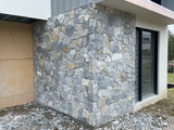 Natural Stone Wall Cladding Free Form - Loose Stone - Blue Rustic Quartz
