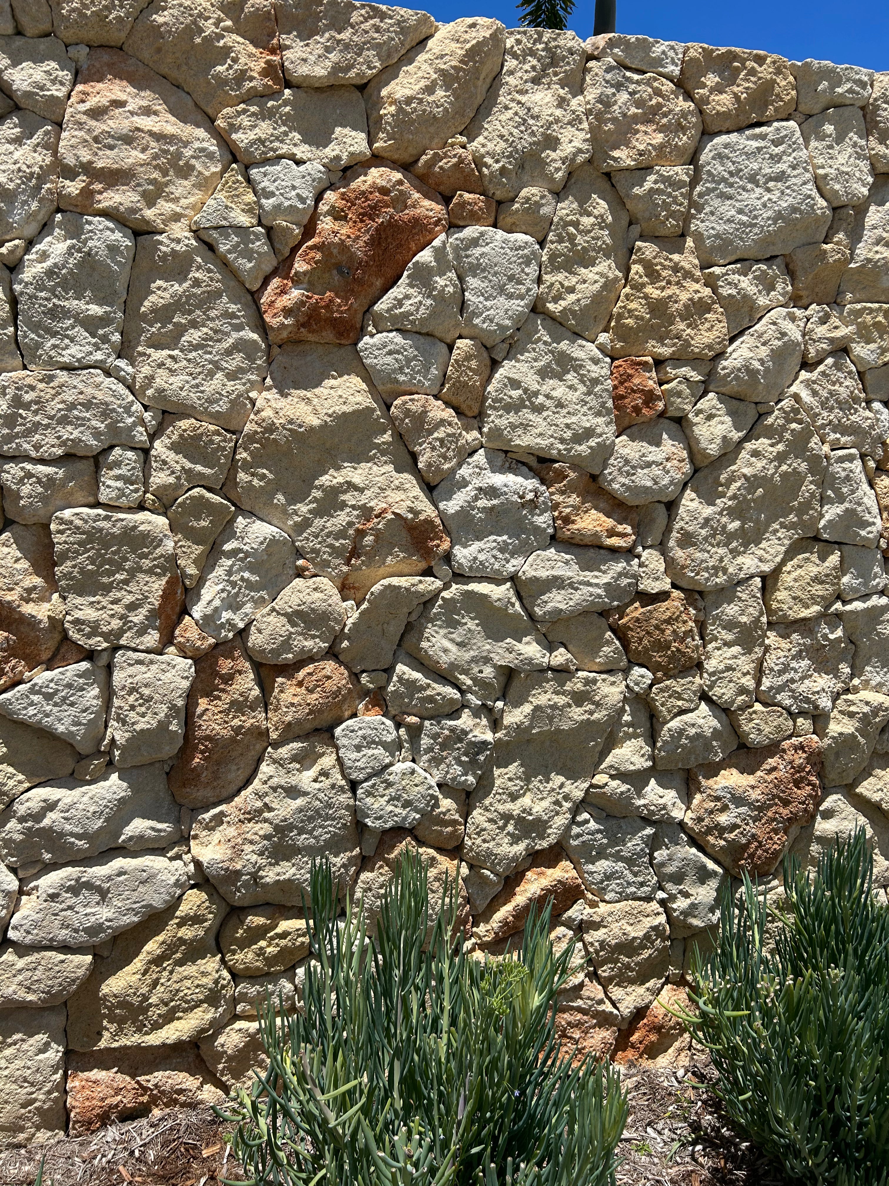 European Stone Wall Cladding Free Form Loose Stone - Fossil