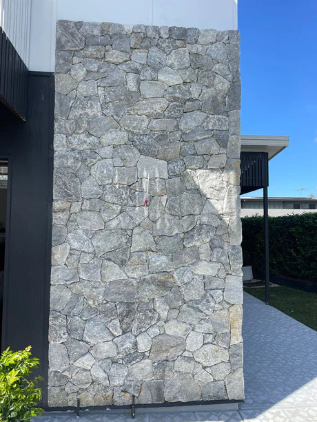 Natural Stone Wall Cladding Free Form - Loose Stone - Misty Grey Quartz
