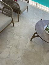 Ancient Galala Limestone Crazy Paver Brushed and Tumbled