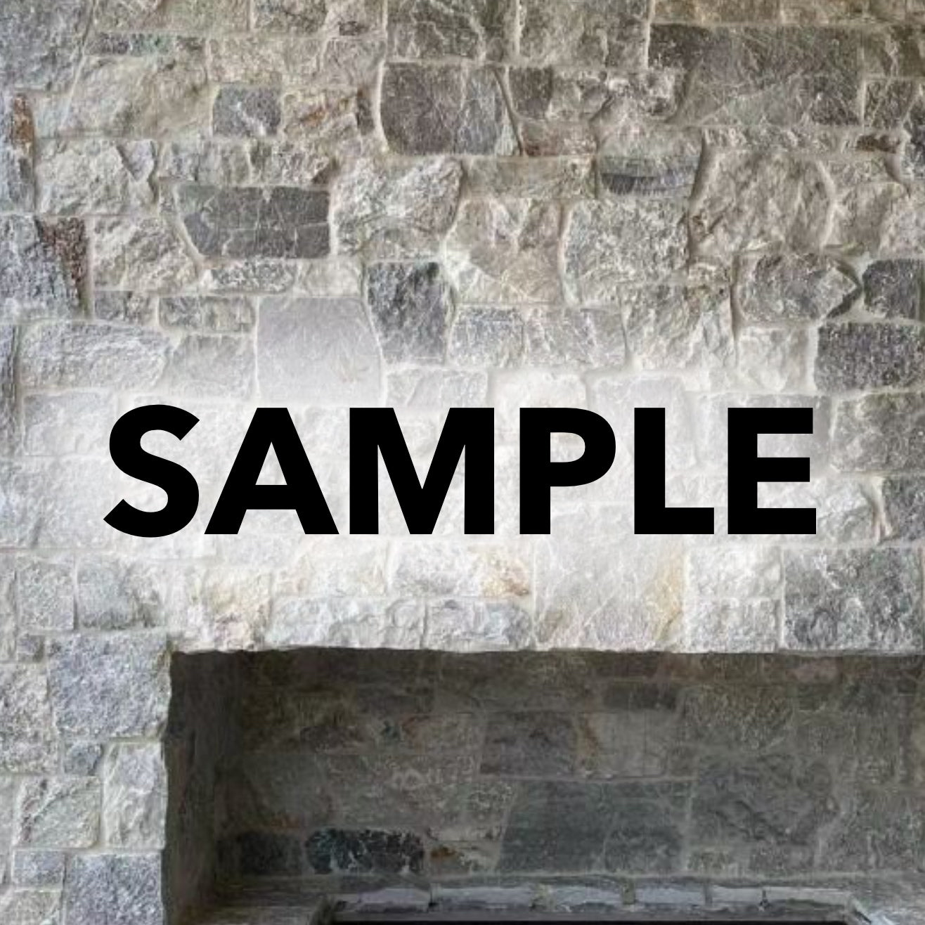 SAMPLE - Free Form Loose Stone - Grey Limestone Castle Series