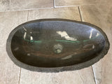 Handmade Natural Oval River Stone  Bathroom Basin  - RM 2310079
