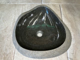 Handmade Natural Oval River Stone Bathroom Basin - RVM 2310044