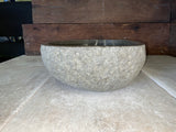 Handmade Natural Oval River Stone  Bathroom Basin  - RM 2310036