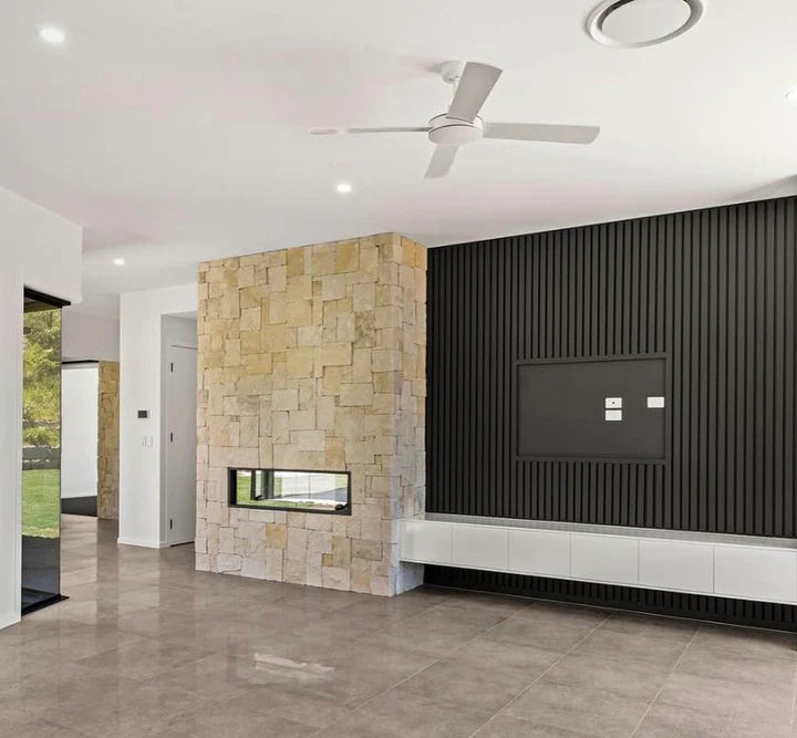Natural Stone Wall Cladding Free Form - Loose Stone -  White Sandstone Castle Shape