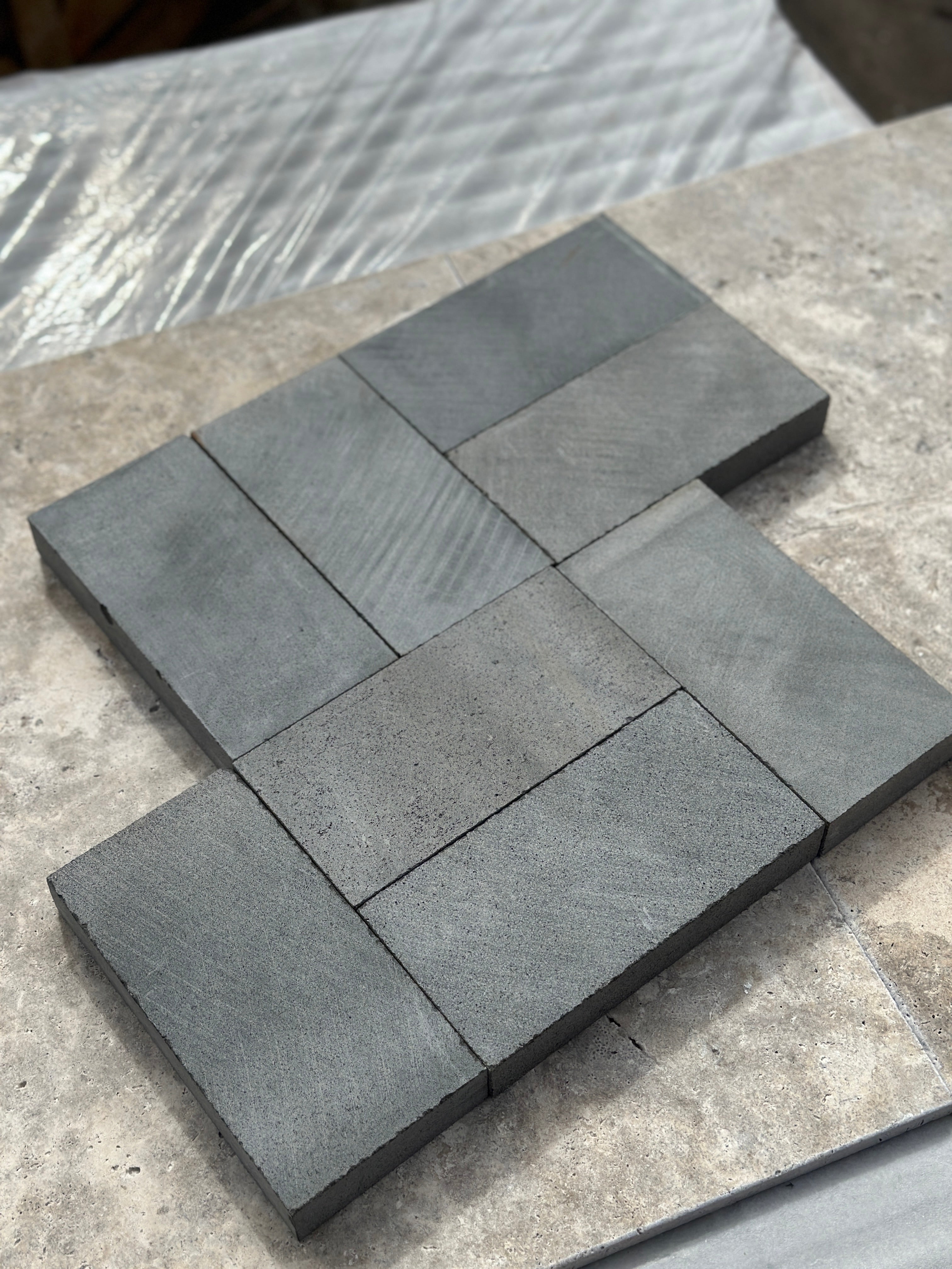 Basalt Cobblestone - Garden Edging