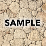 SAMPLE - Free Form Loose Stone Crazy Paver -  Fossill