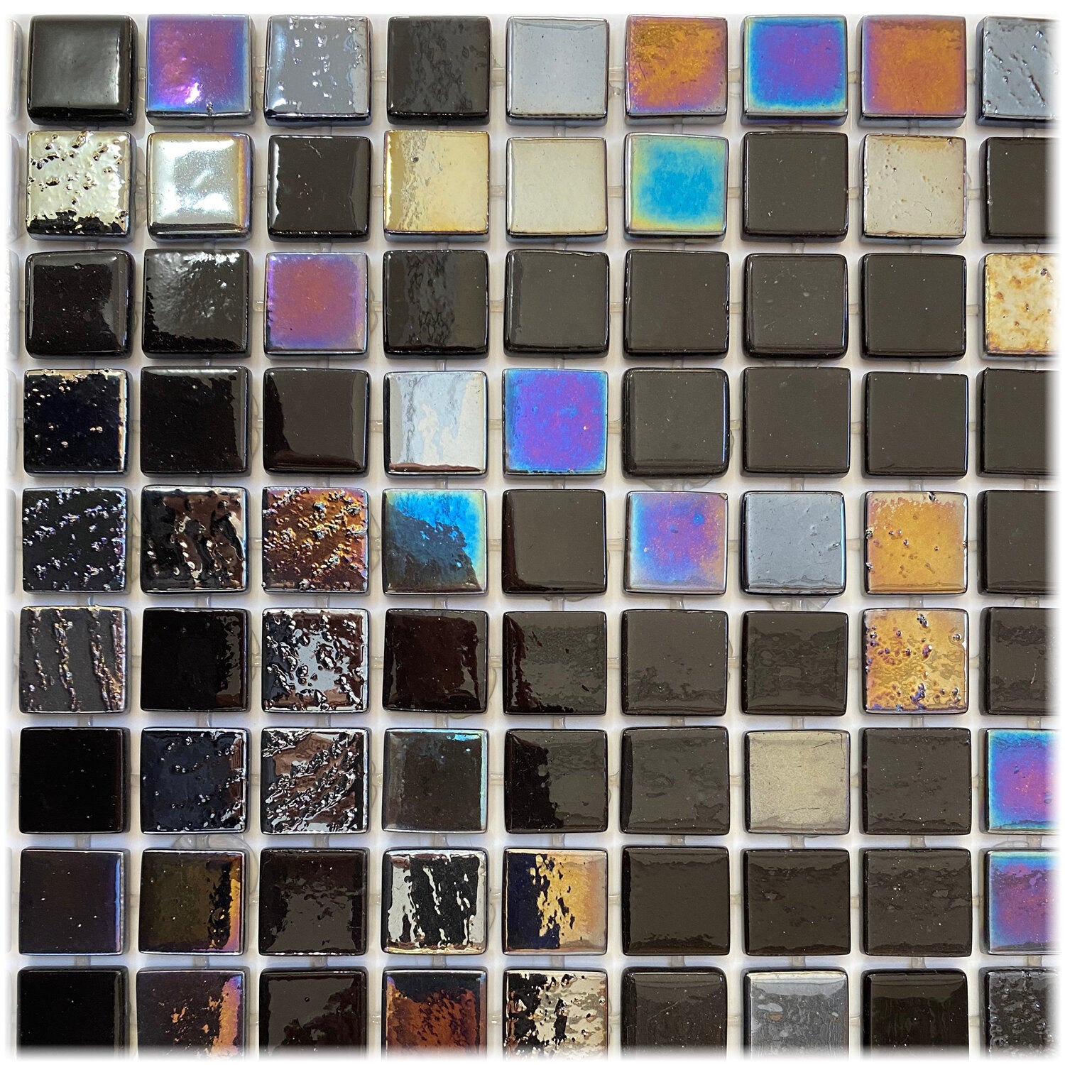 Leyla Glass Mosaic Tile Sample