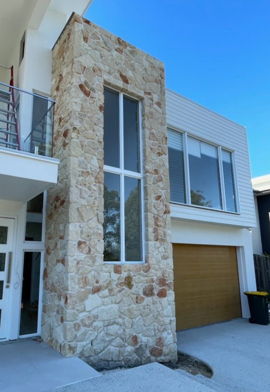 European Stone Wall Cladding Free Form Loose Stone - Fossil