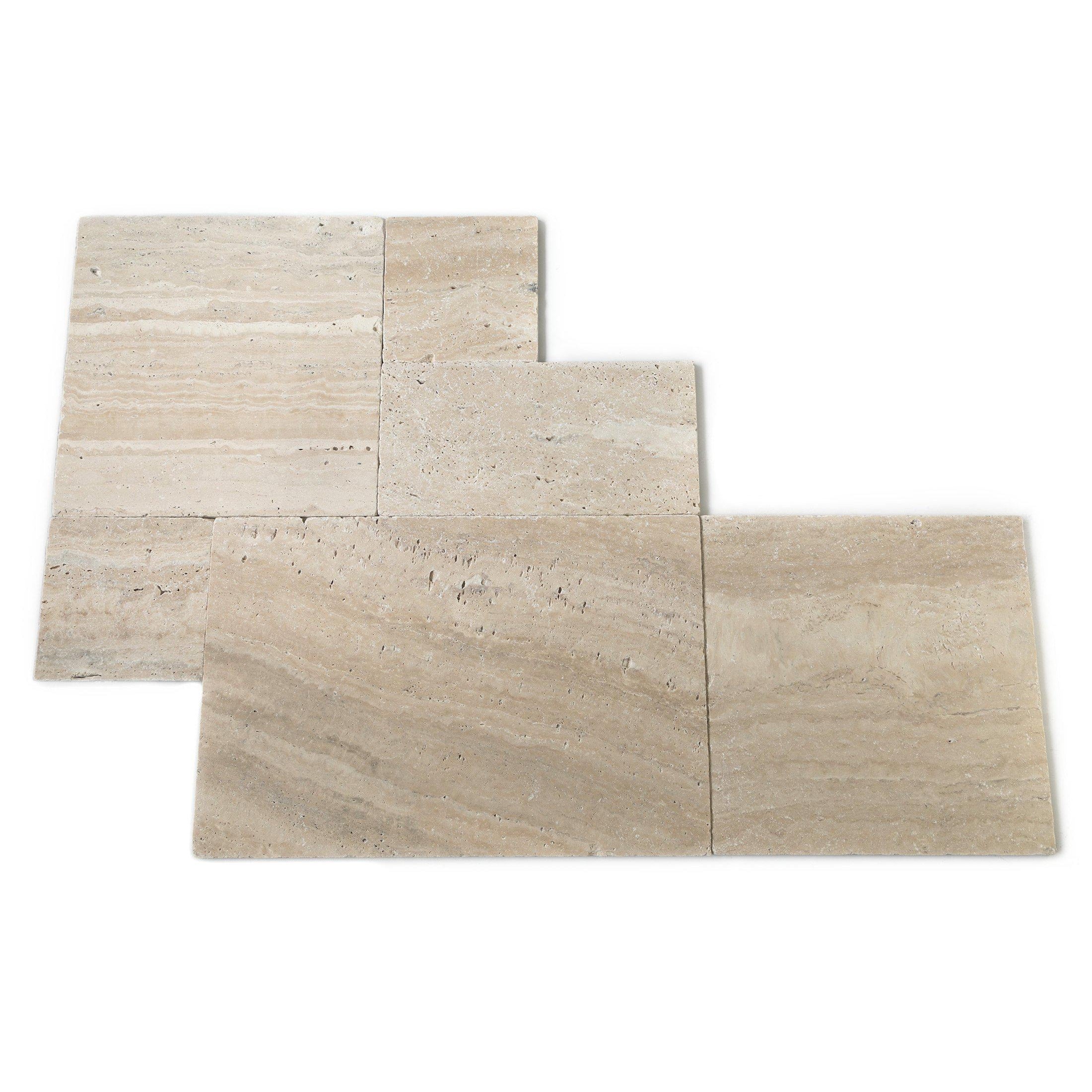 Philadelphia French Set Travertine Tile-Travertine Tiles-Stone and Rock