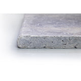 Tumbled Travertine Tile & Paver - Premium Silver