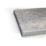 Tumbled Travertine Tile & Paver - Premium Silver