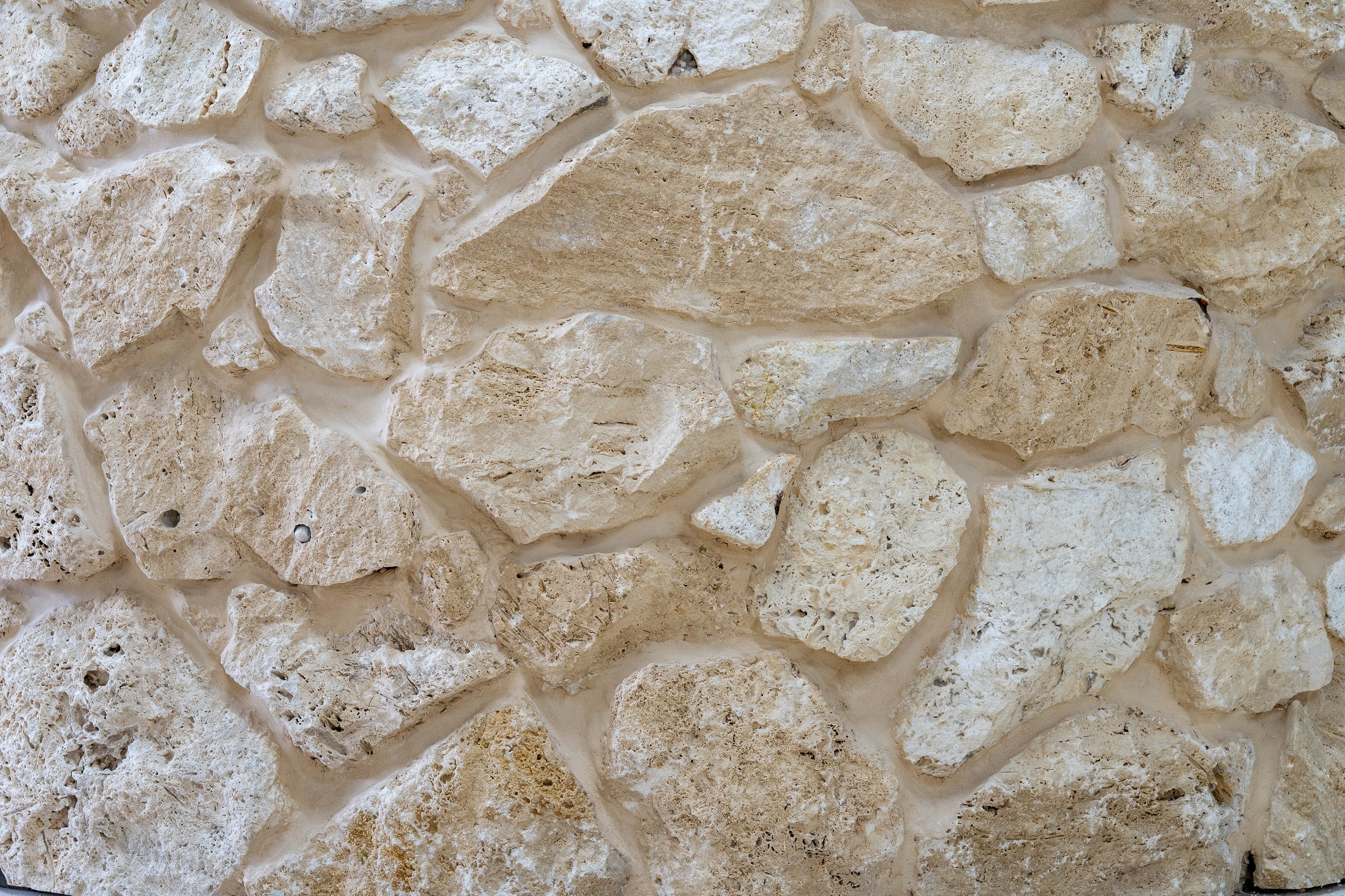 European Stone Wall Cladding Free Form Loose Stone - Travertine Classic