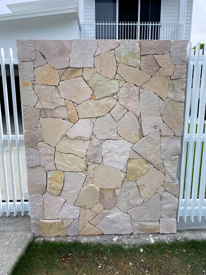SAMPLE - Free Form Loose Stone - White Coastal Cream Sandstone