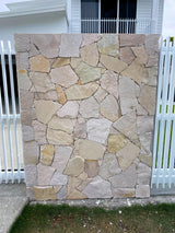 SAMPLE - Natural Stone Wall Cladding Free Form - Loose - White Sandstone Random