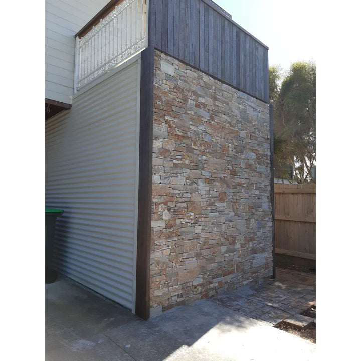 Natural Stone Wall Cladding Ledgestone - Urban Brown