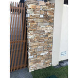 Natural Stone Wall Cladding Ledgestone - Urban Brown