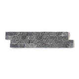 Natural Stacked Stone Wall Cladding Panels - Galaxy Black