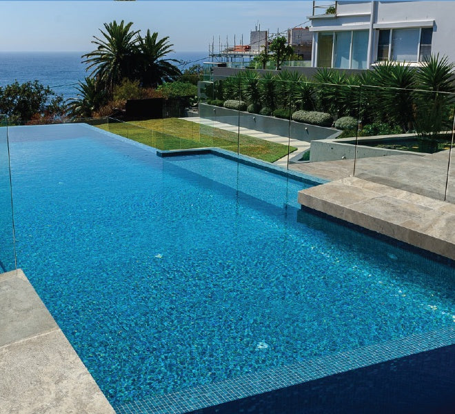 Porcelain Tile - Silver Travertine Looking