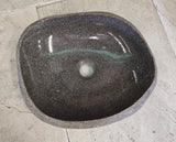 Handmade Natural Oval River Stone  Bathroom Basin  RVS 2409065