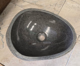 Handmade Natural Oval River Stone  Bathroom Basin  RS 2409081