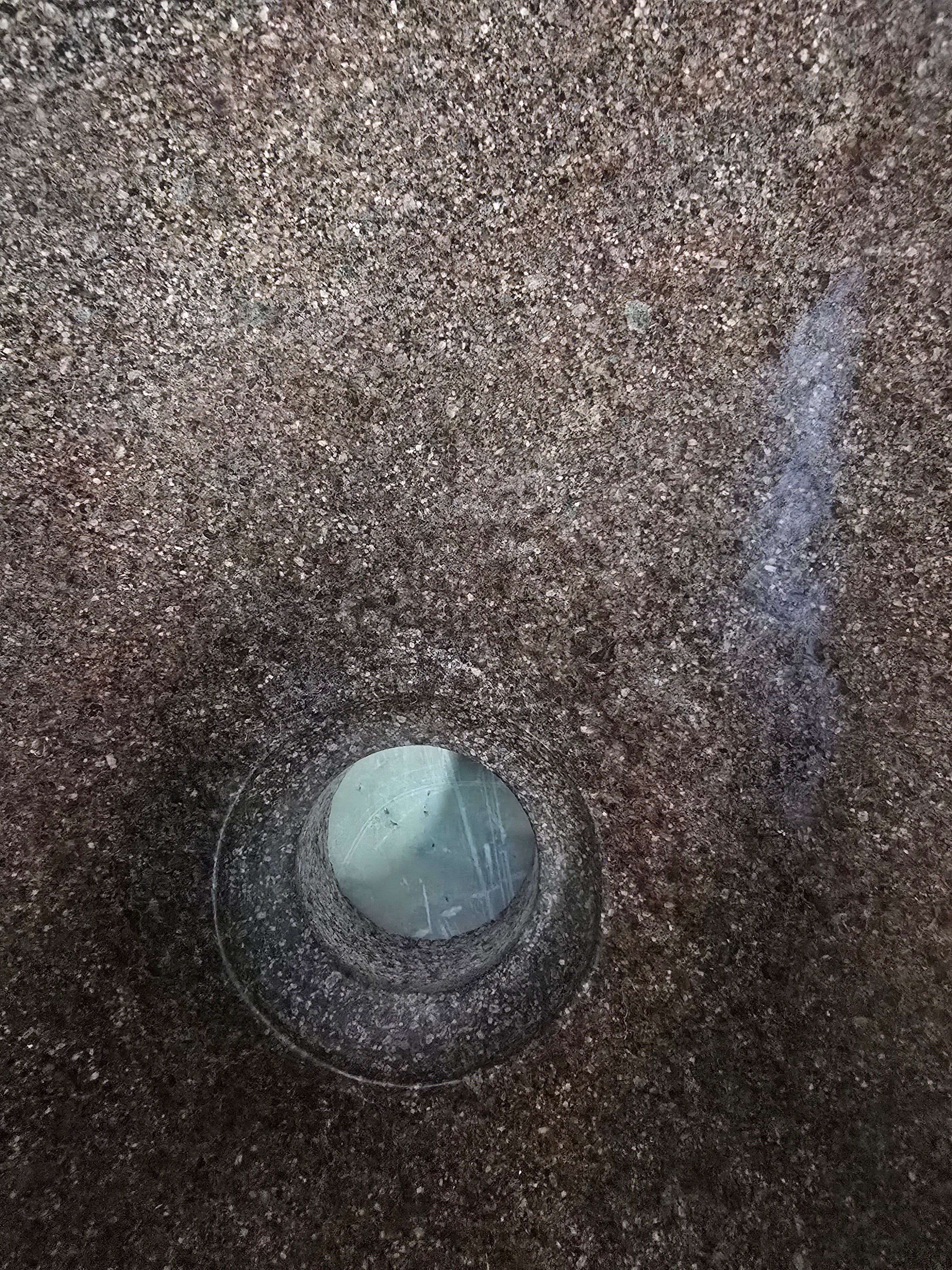 Handmade Natural Oval River Stone  Bathroom Basin  RS 2409096