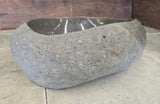 Handmade Natural Oval River Stone  Bathroom Basin  PHM 240903
