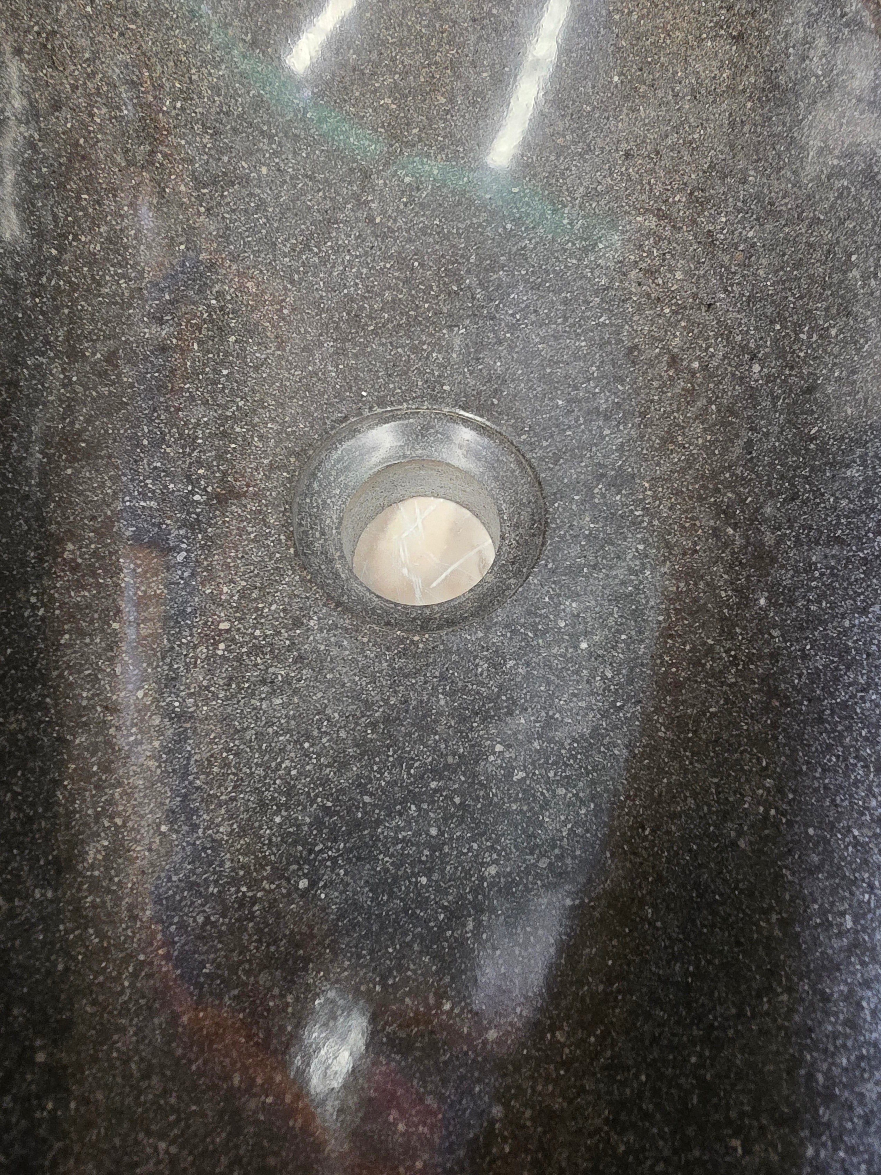 Handmade Natural Oval River Stone  Bathroom Basin  RVS 24090774