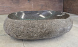 Handmade Natural Oval River Stone  Bathroom Basin  RVS 2409065