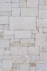 Natural Stone Wall Cladding Free Form - Loose Stone -  White Sandstone Castle Shape