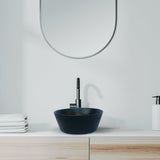 Round Concrete Bathroom Vanity Wash Basin EF14 Stone and Rock