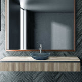 Oval Concrete Bathroom Vanity Wash Basin EF31 Stone and Rock