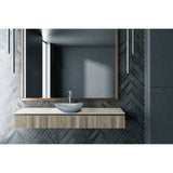 Oval Concrete Bathroom Vanity Wash Basin EF31 Stone and Rock