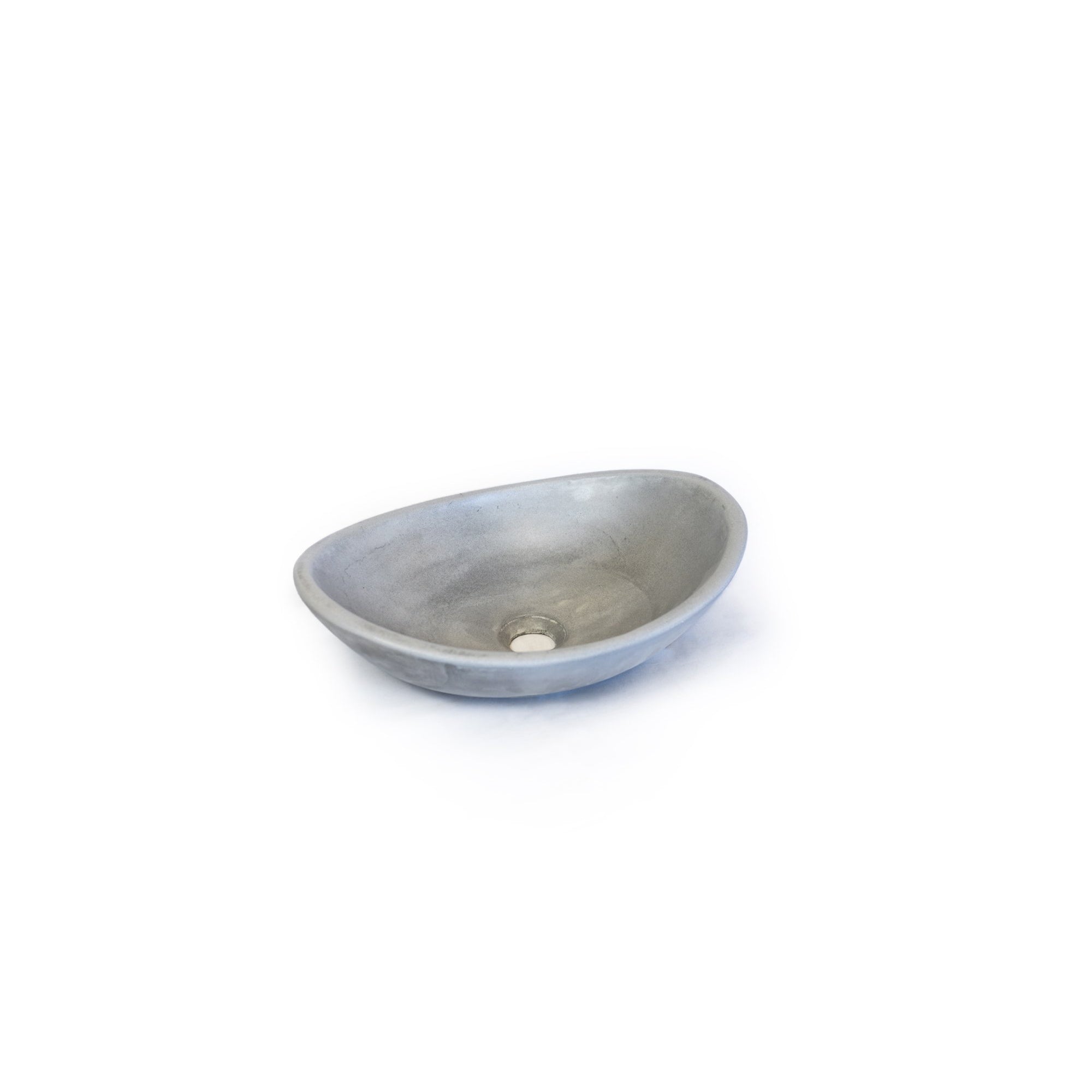 Oval Concrete Bathroom Vanity Wash Basin EF31 Stone and Rock