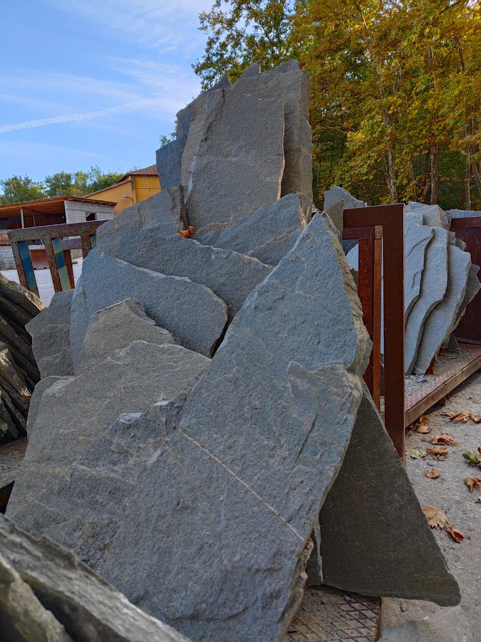 Greek - KAVALA GREY Crazy Paver - JUMBO Stone and Rock