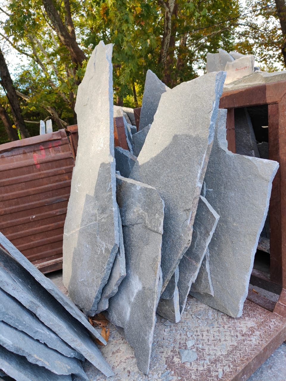 Greek - KAVALA GREY Crazy Paver - JUMBO Stone and Rock