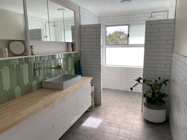 Rectangular Concrete Bathroom Vanity Wash Basin EF33 Stone and Rock
