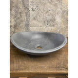 Oval Concrete Bathroom Vanity Wash Basin EF31 Stone and Rock