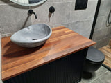 Oval Concrete Bathroom Vanity Wash Basin EF31 Stone and Rock
