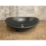Oval Concrete Bathroom Vanity Wash Basin EF31 Stone and Rock