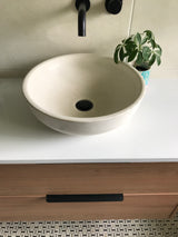 Round Concrete Bathroom Vanity Wash Basin EF930 Stone and Rock